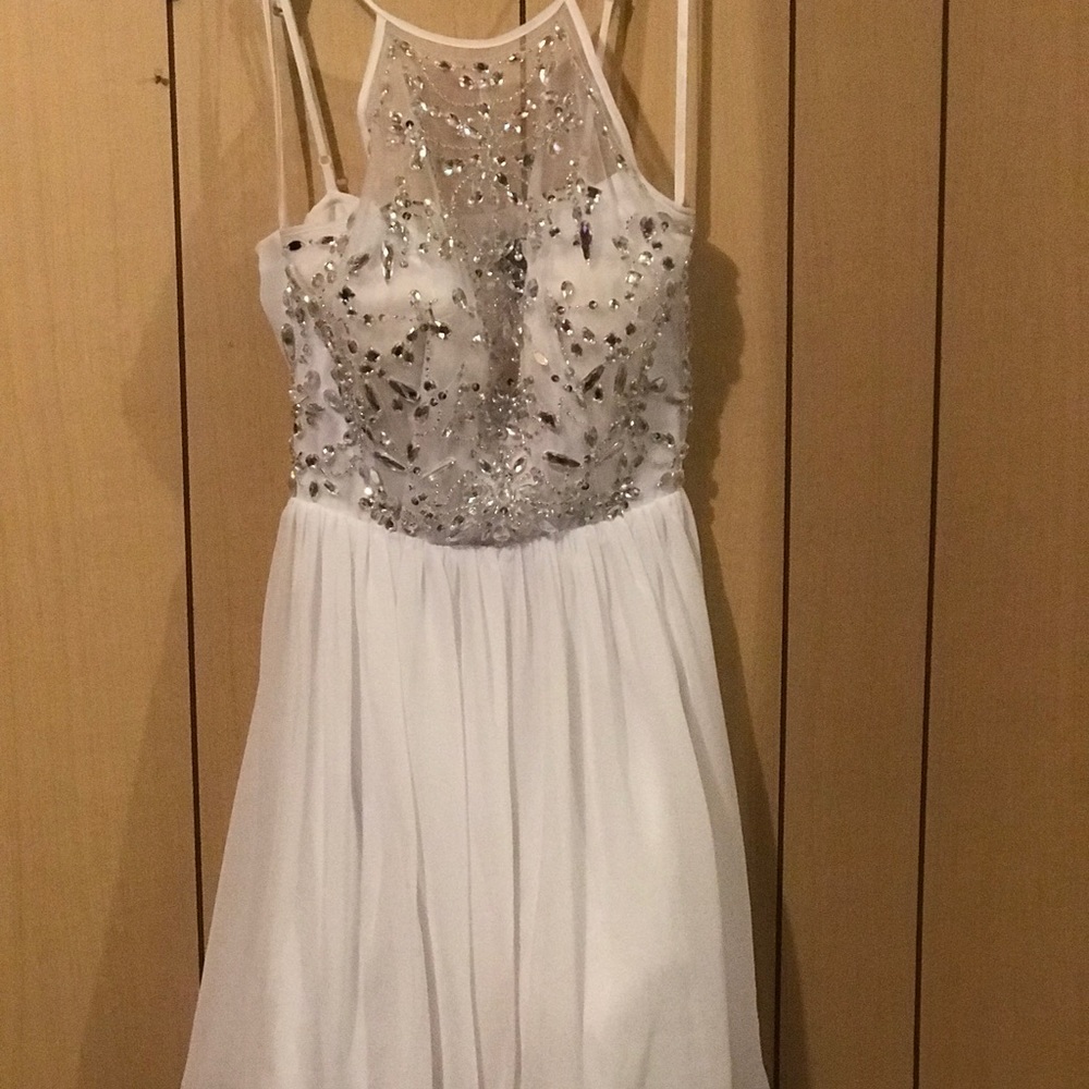 Semi formal white dress